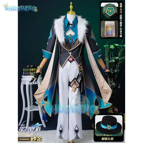 Honkai: Star Rail Aventurine cos sha jin Cosplay Full set of anime clothing for men