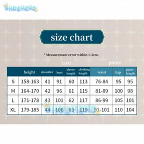 Shusheng Nu: Carnival Rei Men Cosplay Costume Cos Game Anime Party Uniform Hallowen Play Role Clothes Clothing
