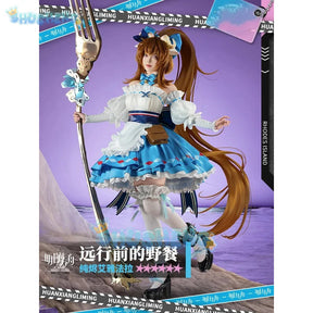 Shusheng Arknights Eyjafjalla A Picnic Before A Long Trip Game Suit Sweet Lovely Dress Cosplay Costume Halloween Party Outfit