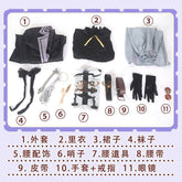 Game Identity ⅤAda Mesmer Psychologist Cosplay Costume Psychologist  Black  Woman Sexy  Suit