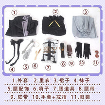 Game Identity ⅤAda Mesmer Psychologist Cosplay Costume Psychologist  Black  Woman Sexy  Suit