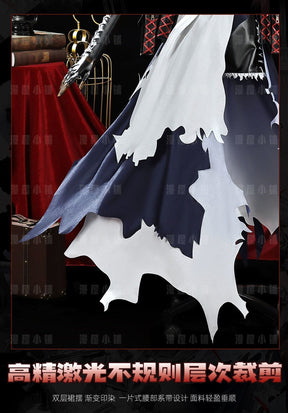 CoserStar-SR Arknights EW Walter Wiš'adel Cosplay Costume Outfit Halloween Carnival Party Role Play Uniform Suits