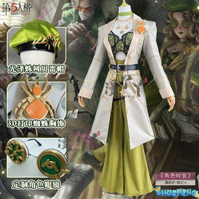 Games Identity V Demi Bourbon Cosplay Costume Barmaid Proofreader Uniform Halloween Carnival Party Christmas Play Role Clothing