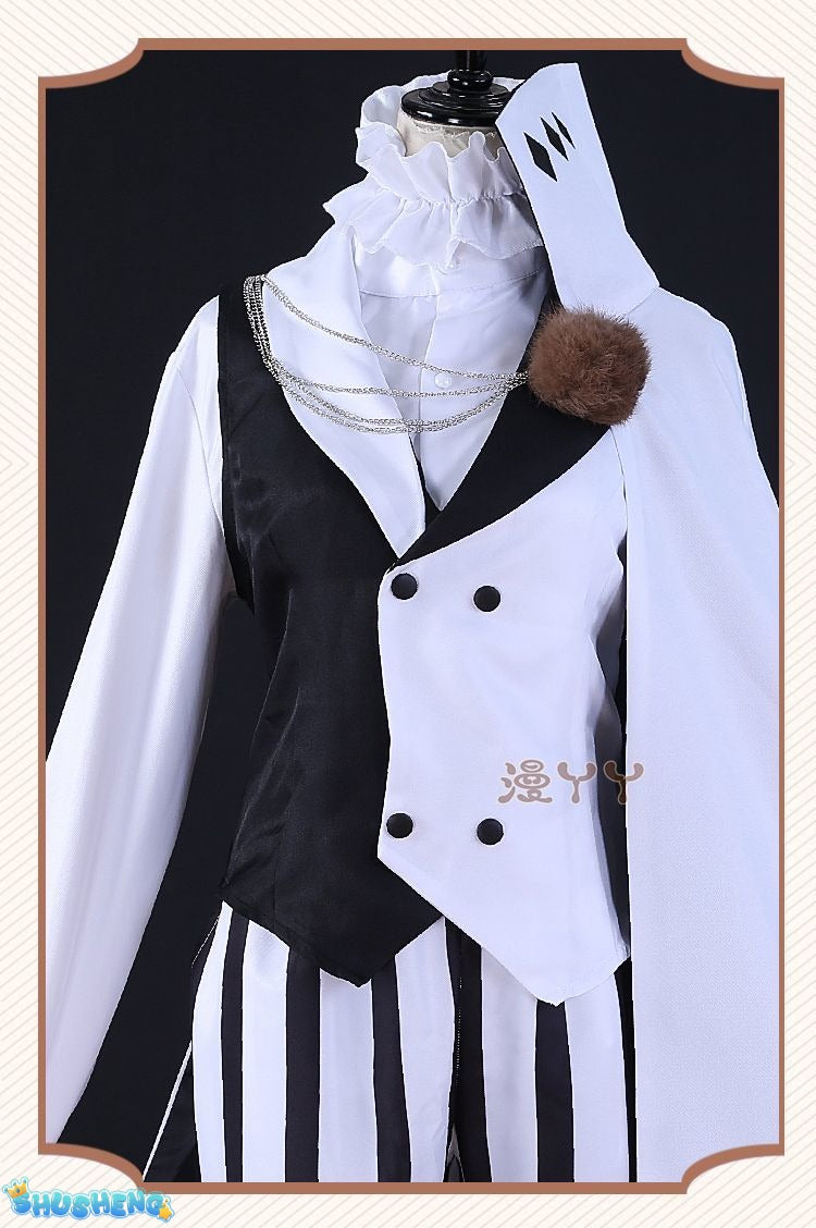 Nikolai Gogol Cosplay Costume Anime Bungou BSD Season 4 Nikolai Cosplay Cloak Cape Uniform Suit Halloween
