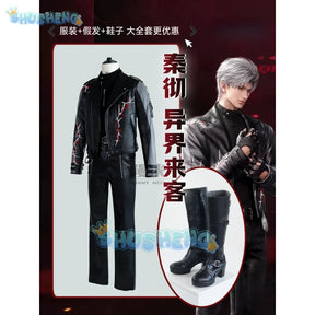 Love and Deepspace Cosplay Outfits Anime Woman Sylus Women Costumes Costumes: New Items Crow Whole Halloween Costume Men