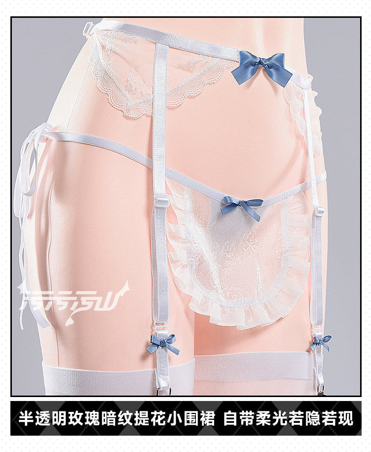 Shusheng-R Succubus Cosplay Costume Maid Dress Sexy Lovely Uniform Halloween Party Role Play Outfit Women