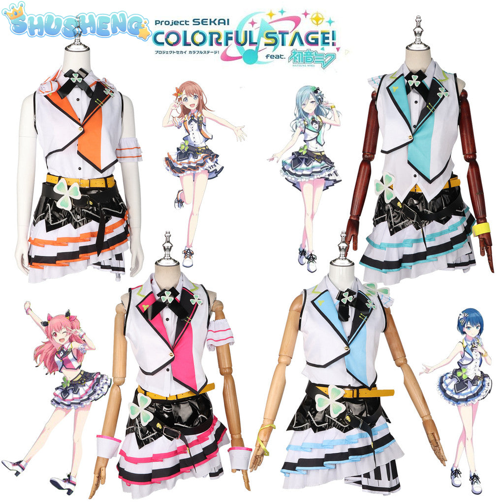 Project Sekai cos PJSK MORE MORE JUMP Kiritani Haruka Momoi Airi cosplay Women's clothing Perfect restoration