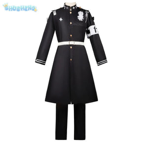 Amemiya Darumi Sizuhara Hiruko Sumino Takumi Omokage Yugamu The Hundred Line -Last Defense Academy cosplay Halloween costume set