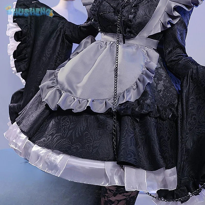 Kitagawa Marin My Dress-Up Darling Cos Name Cosplay Costume Dress hat accessories socks apron girl Halloween Lolita maid uniform