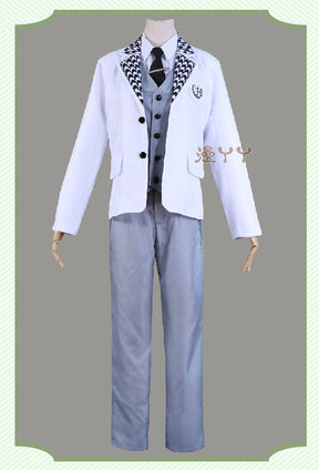 Blue Lock Anime Cosplay Costume Reo Mikage DK School Uniform Embroidery Suit Rose Net Sythetic Fibers
