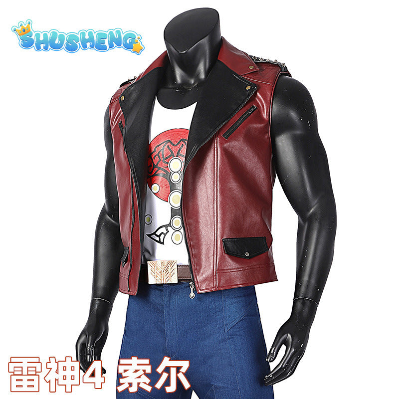 Best selling Thor cos movie full Cosplay Thor 4 Love and Thunder clothes of the same style men's customization