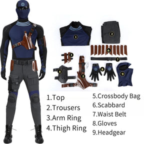 Daredevil Born 2 Bullseye Cosplay Costume Uniform Halloween Carnival Party Christmas Play Role Clothes Clothing for Men