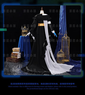 Game Arknights Phantom Music Mostima Cosplay Costume Vintage Evening Dress Long Dress Anime Disguise for Adult
