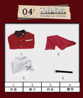 The Hundred Line -Last Defense Academy- Tsukumo Ima Cosplay Costume Shirt pants jacket belt set Halloween new men women uniform