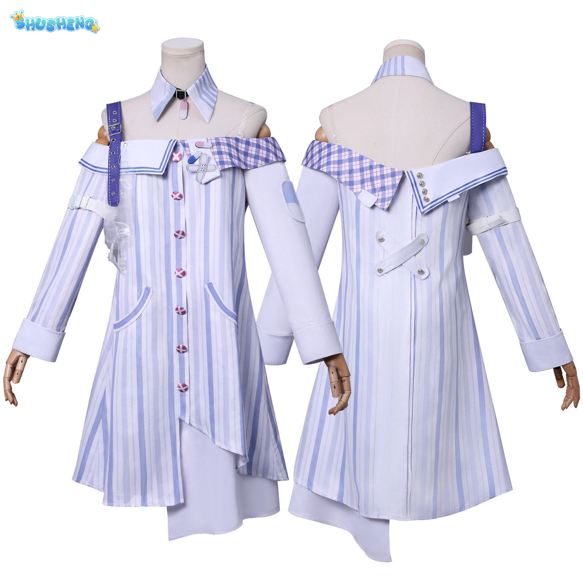 Infinity Nikki Cosplay Costume Wig Halloween Carnival WOMAN DRESS Anime Uniform