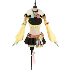 Shusheng-R Game Varesa Genshin Impact Cosplay Costume Strapless skirt top tail mask prop wig Halloween sweet uniform Woman New set XS-XXL