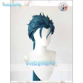 Wuthering Waves New Game Jiyan Cosplay Wig Green Long Hair Midnight Rangers General Jinzhou Jue Halloween Party For Women Men