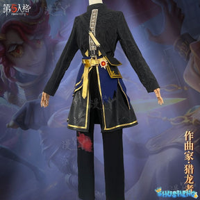 Identity V Frederick Kreiburg Cosplay Costume Composer Dragon Hunter Uniform Suit Halloween Costumes