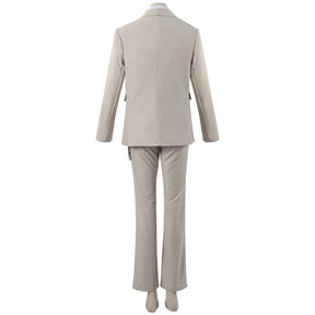 Shusheng-N Love and Deepspace Xavier Cosplay Costume Coat pants vest shirt brooch tie Halloween party fashion uniform Woman Man New set