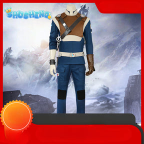 StarWars Jedi Fallen Order Cal Kestis Cosplay Costume Halloween Party Costumes Super Men Battle Suit Costume