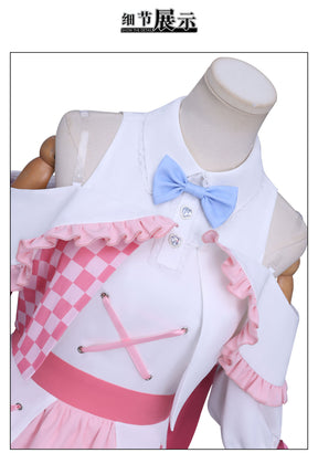 Anime Girls Band Cry Hina Tomo 486 Cosplay Costume JK Dress Skirt Headwear Woman Sexy Carnival Halloween Suit