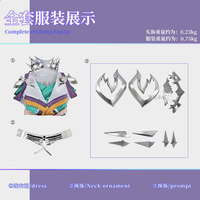 Honor of Kings Mi Yue/Lady Mi Cosplay Costume Complete Set of Clothing