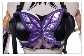 New Honor Of Kings A Ke Cosplay Costume Tops Skirt Sleeves Set For Game Party Custom Made