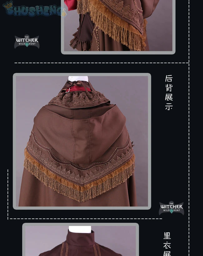 Game Bloodborne Cosplay doll The daughter of the universe Costume Shawl hat scarf handguard dress Halloween party Doll uniform