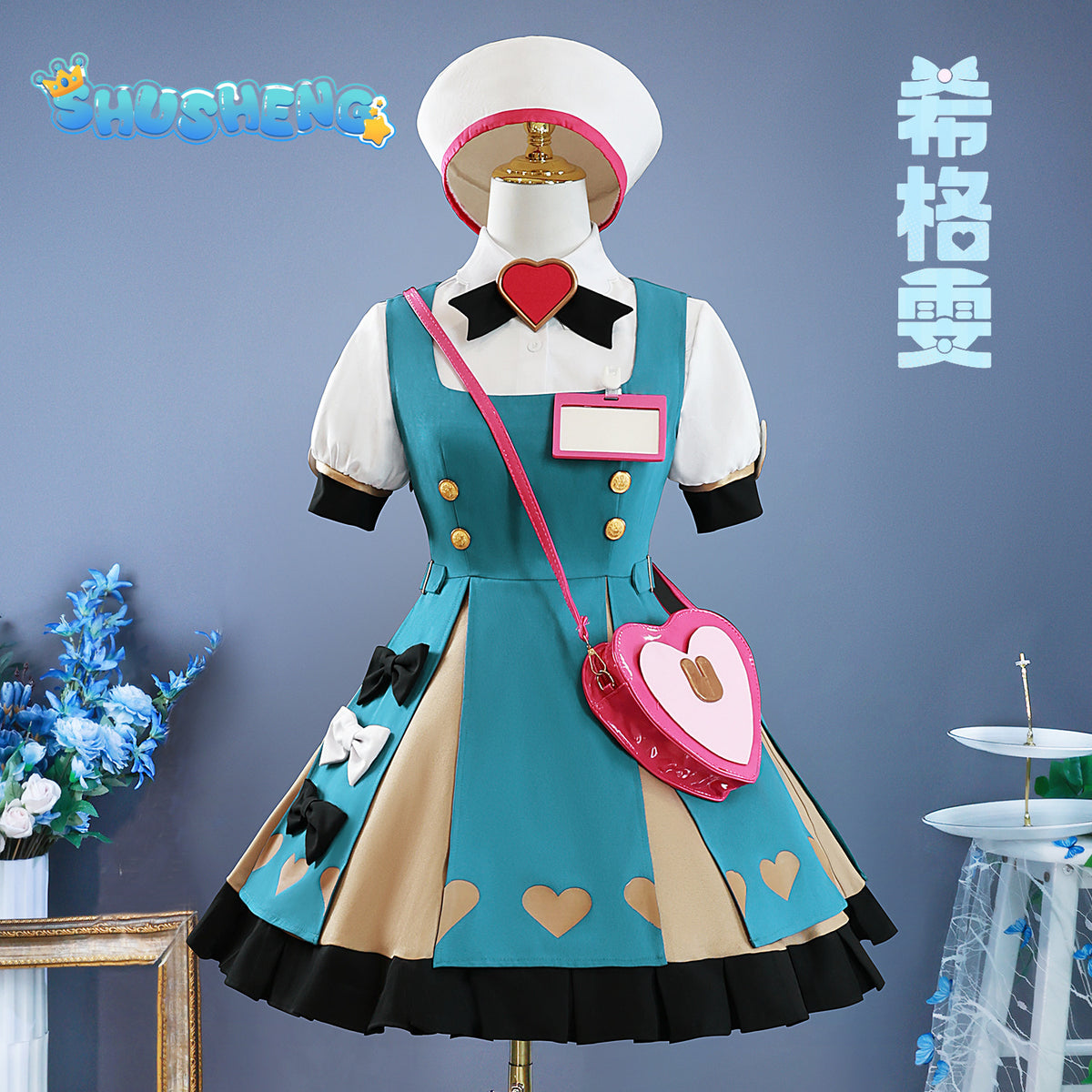 Genshin Impact Sigewinne Women Dress Cosplay Costume Cos Game Anime Party Uniform Hallowen Play Role Clothes Clothing