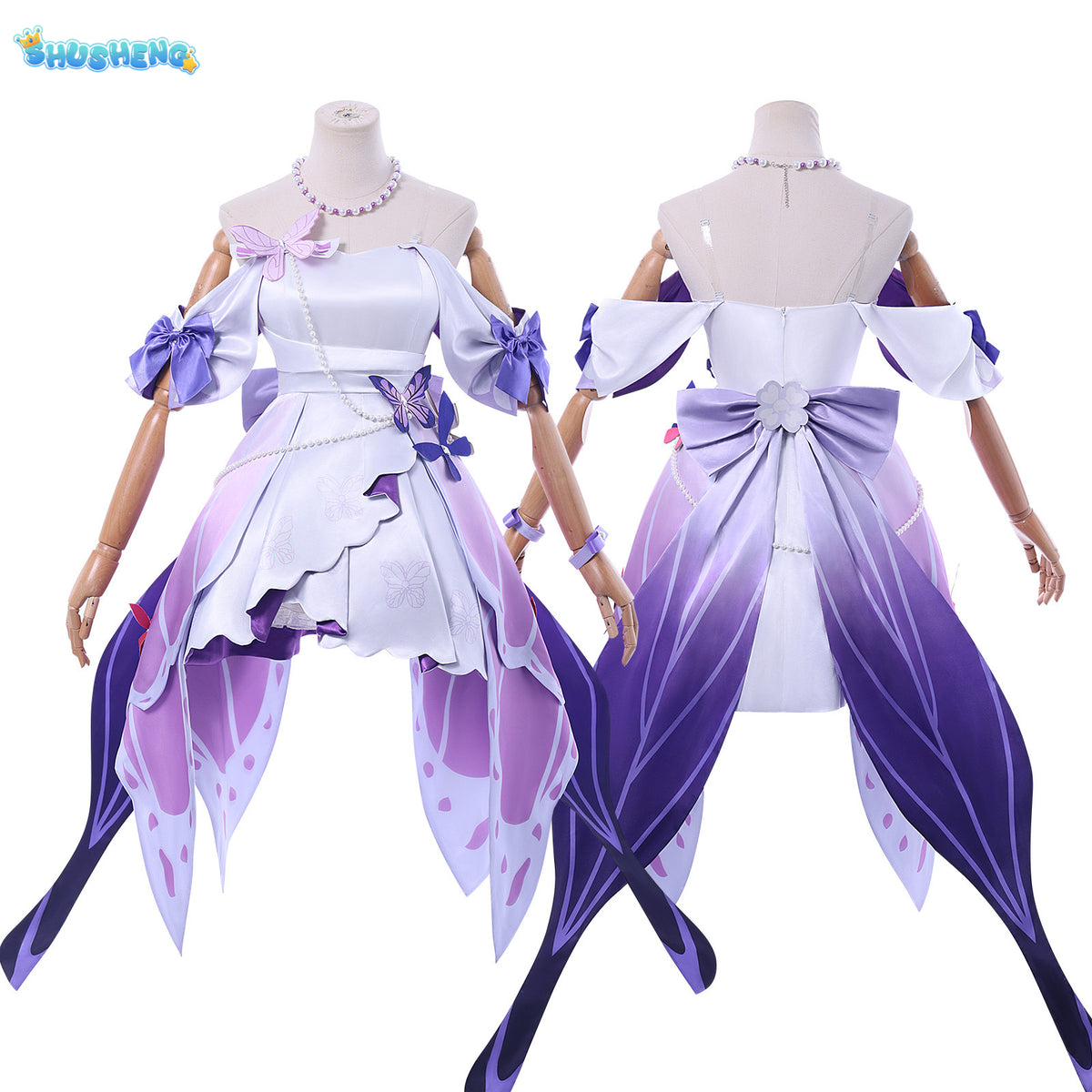 Castorice Cosplay Costume Honkai Star Rail Carnival Uniform Wig Halloween Costumes Anime Men Game