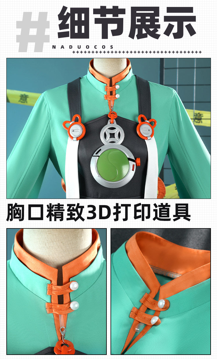 Shusheng-R Zenless Zone Zero Zhao Cosplay Costume Halloween Party Uniform Accessories Props Shoes Gloves Tail Complete Set