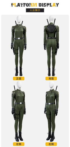 Thunderbolts Black Widow Yelena Cosplay Costume Uniform Halloween Carnival Party Christmas Play Role Clothes Clothing for Women