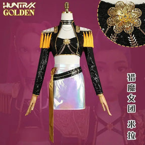 K-Pop: Demon Hunters Mira Cosplay Costume Song Server Uniform Halloween Carnival Party Christmas Play Role Clothes Clothing