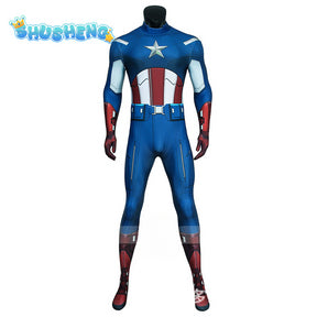 Steve Rogers Cosplay The Avengers Costume TV Captain Men Uniform Coat Pants Gloves Outfits Halloween Carnival Party Suit