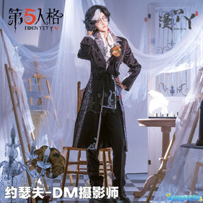 Game Identity V Merciful Photographer DM Joseph Desaulniers Cosplay Costume Fancy Suit Halloween Carnival Uniforms Custom Made
