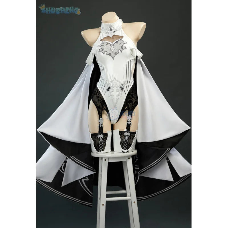 Game NieR Re[in]carnation True Dark 10H Liberation War Cosplay Costume Sexy one-piece bodysuit and accessories Halloween 10H Set
