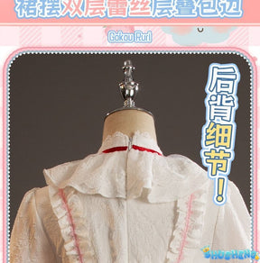 Gokou Ruri Cosplay Girls Dress for Halloween Christmas Festival Party Sweet Dress Women's Role Playing Princess Bow Dress