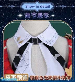 Topaz Cosplay Costume Honkai Star Rail Dress Headwear Full Set Outfits Carnival Party Gifts