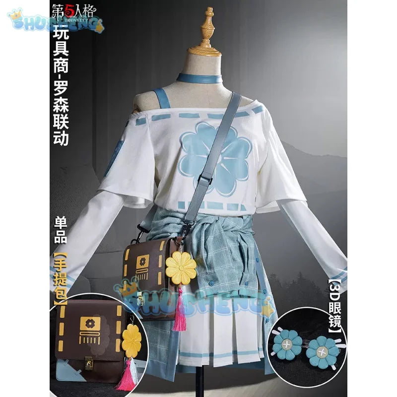 Anne Lester Cosplay Costume Game Identity V Toy Merchant Fashion Uniform Role Play Clothing Carnival Halloween Suit Pre-sale