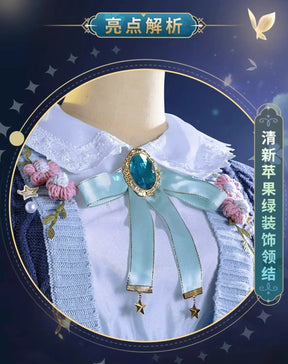 Shusheng-N Identity Ⅴ Helena Adams The Mind's Eye Cosplay Costume Sweater jacket dress props wig accessories set Halloween sweet uniform