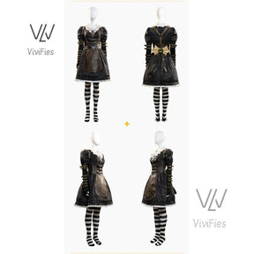 Game Alice: Madness Returns Cosplay Costume Alice Maid Dress Uniform Adult Women Halloween Carnival Party Clothes