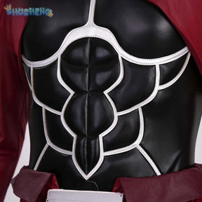 Anime Fate/stay nigh EMIYA Cosplay Arche Costume Black leather top apron pants set Halloween party handsome men women uniform