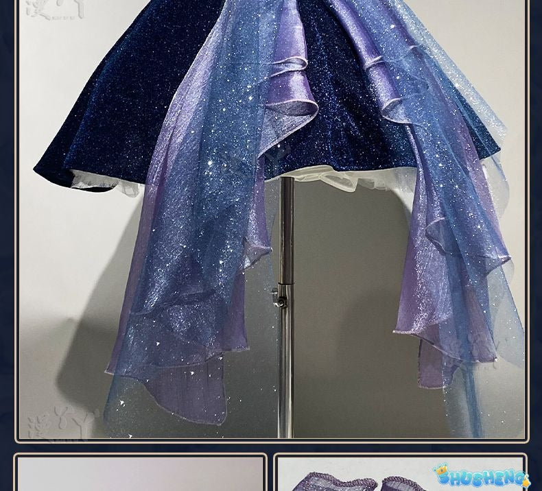 Ayanami Rei Purple Sexy Dress Cosplay Anime NIKKE：The Goddess of Victory Costume Prop Dress Woman Halloween Customized