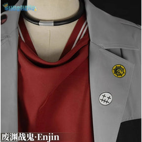 Anime Enjin GACHIAKUTA Cosplay Nji Costume Halloween party fashion men women uniforms jacket pants shirt prop wig New set