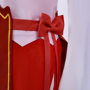Anime Cartoon Tushan Honghong Fox Spirit Matchmaker Demon Little Cosplay Costume Red Uniform Halloween Role Play Suit