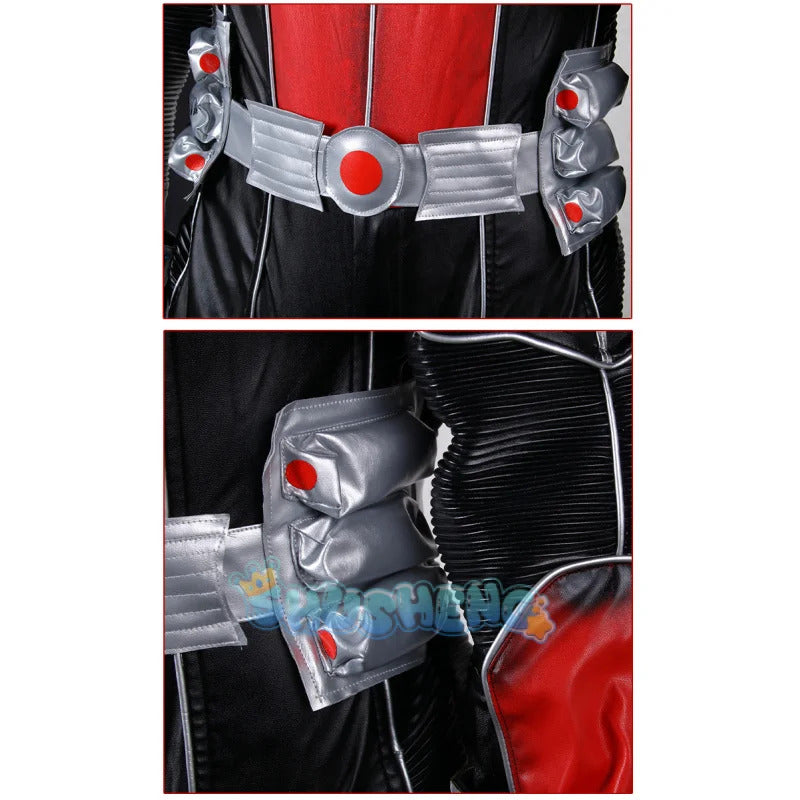 Ant Man Cosplay Scott Lang Costume Jumpsuit, helmet, gloves accessory Halloween party men's Fantasy combat suit set XS-XXXL