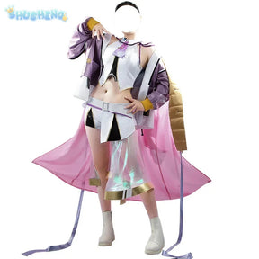 Game NIKKE：The Goddess of Victory Syuen Cosplay Costume Halloween Party New Coat Skirt Wig Prop Set Men Women Fashion Uniform
