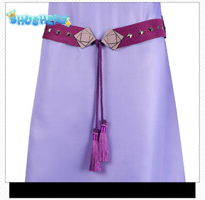 Movie Wish Asha Wish Magnifico Cosplay Costume Asha Disguise Princess Purple Dress Halloween Christmas for Women