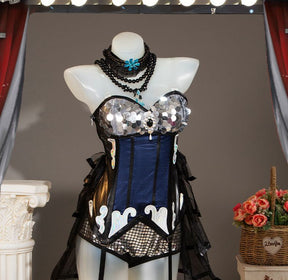 Game Identity Ⅴ Margaretha Zelle Cosplay Costume Uniform Halloween Party for Women Men Carnival Props