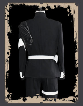 Sumino Takumi Cospaly The Hundred Line -Last Defense Academy- Costume Halloween  jacket chest armor pants waist bag prop uniform